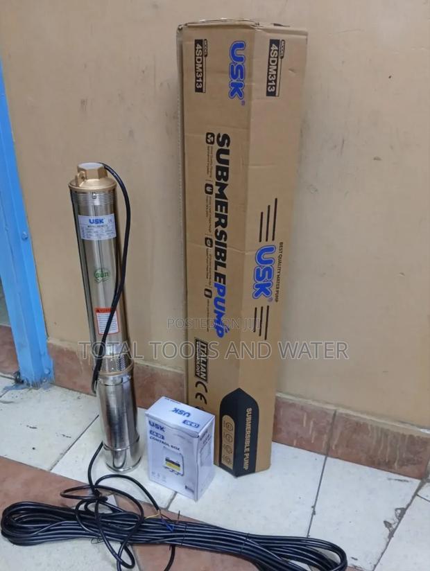 Electric Water Submersible Pump 1hp 77m Head+ Control Box - main view