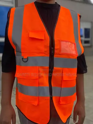 Executive Reflector Vests Stitching For Durability.