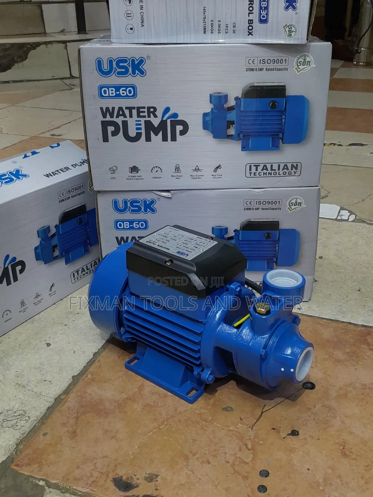 Powerful Usk Booster Pump 0.5hp 28m Head