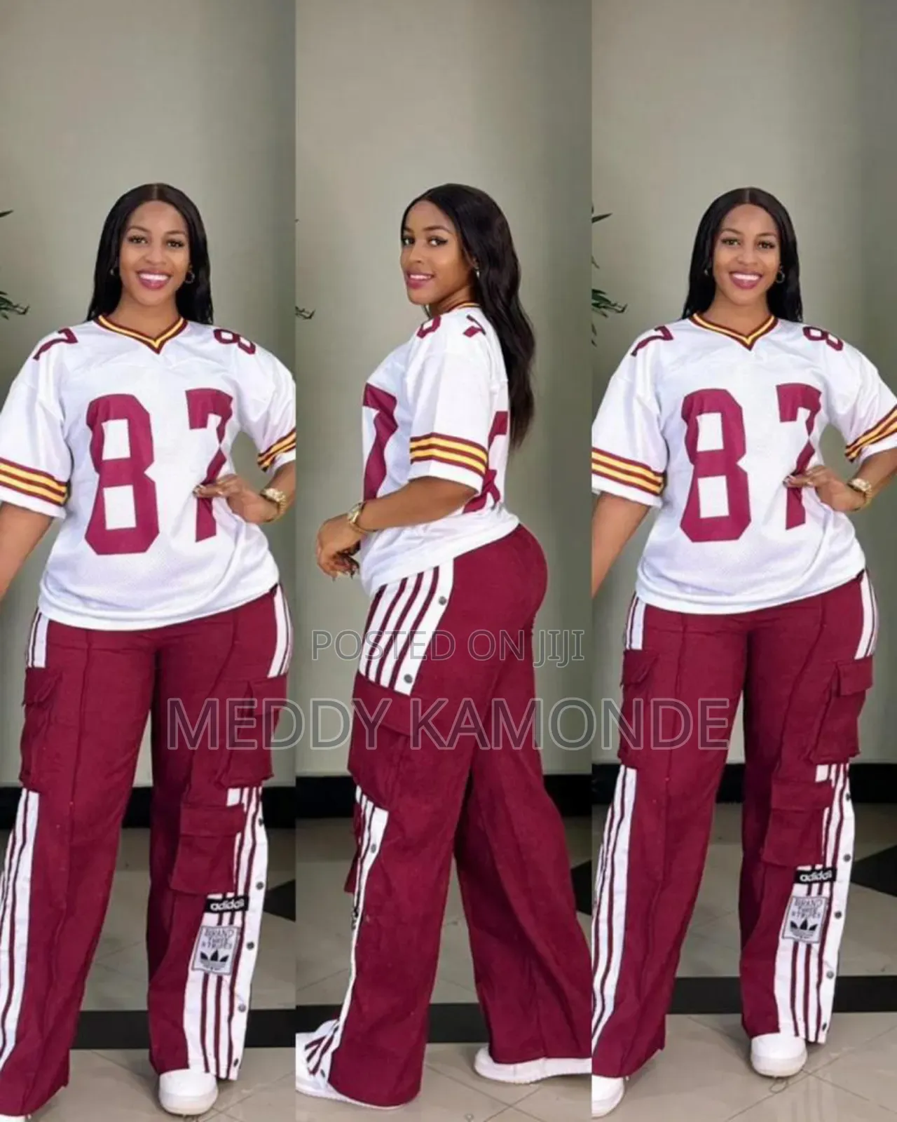 Maroon Cute 2pc Set