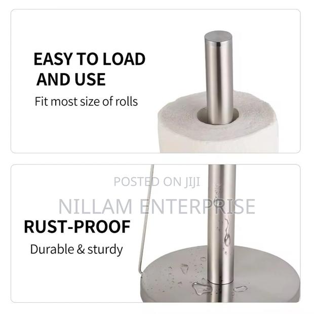 *Stainless Steel Rustfree Paper Towel ,Tissue Holder - thumbnail 3