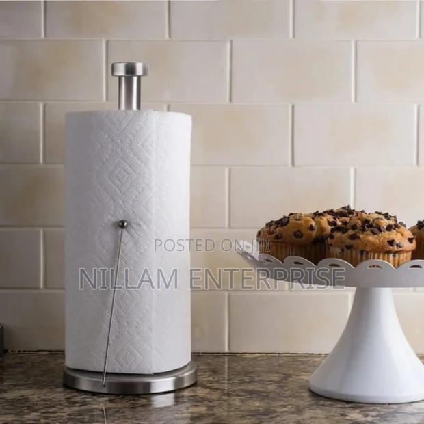 *Stainless Steel Rustfree Paper Towel ,Tissue Holder - thumbnail 4