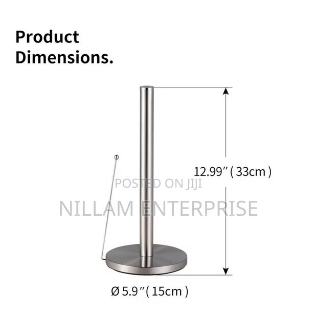 *Stainless Steel Rustfree Paper Towel ,Tissue Holder - thumbnail 5