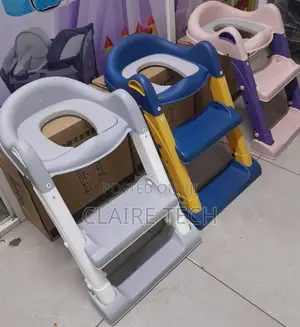Baby Toilet Ladder Folding Seat for Kids Training