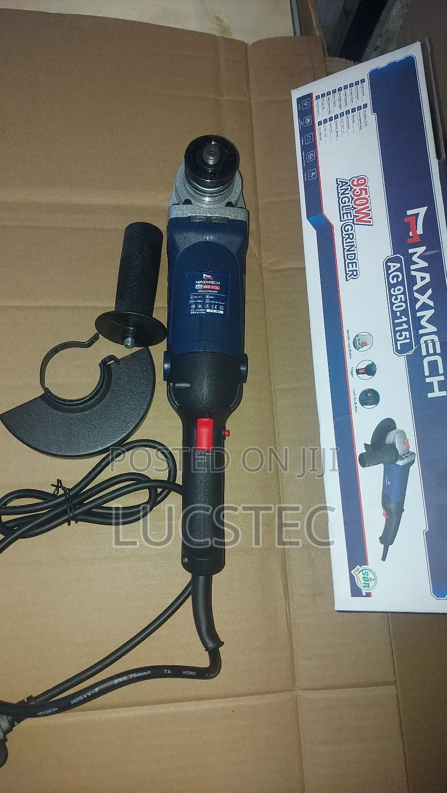 Maxmech 950w Angle Grinder – Ag 950-115l