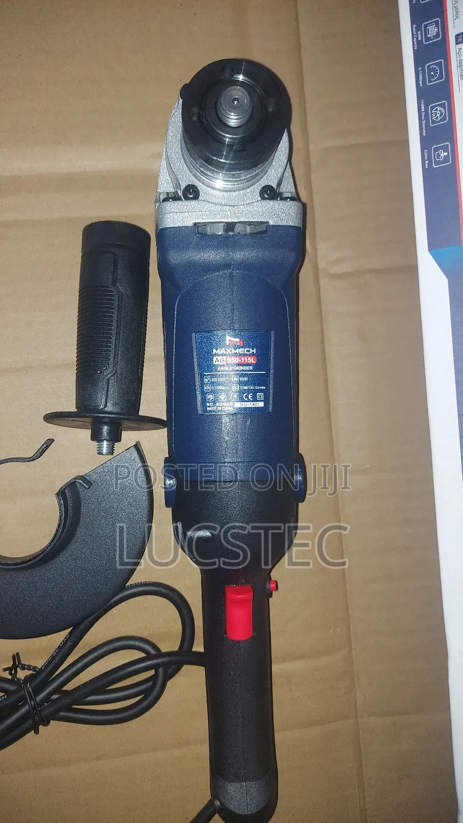 Maxmech 950w Angle Grinder – Ag 950-115l