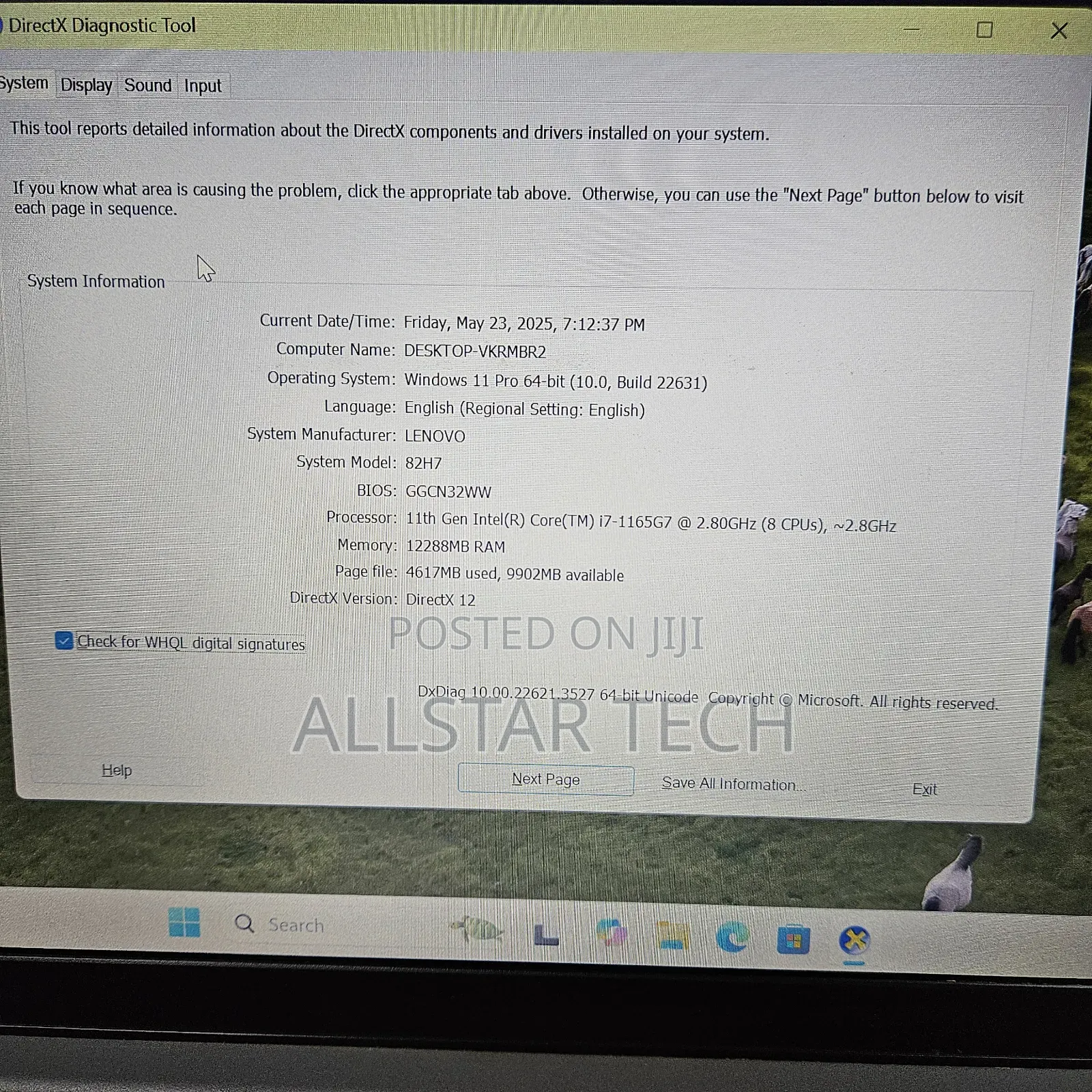 Laptop Lenovo Ideapad 3 12GB Intel Core I7 SSD 256GB