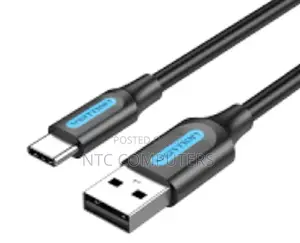 Vention Usb 2.0 C Male to Male Cable 1m Black PVC Type
