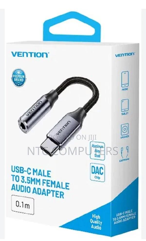 Vention Usb-C Male to 3.5mm Earphone Jack With Dac Adapter