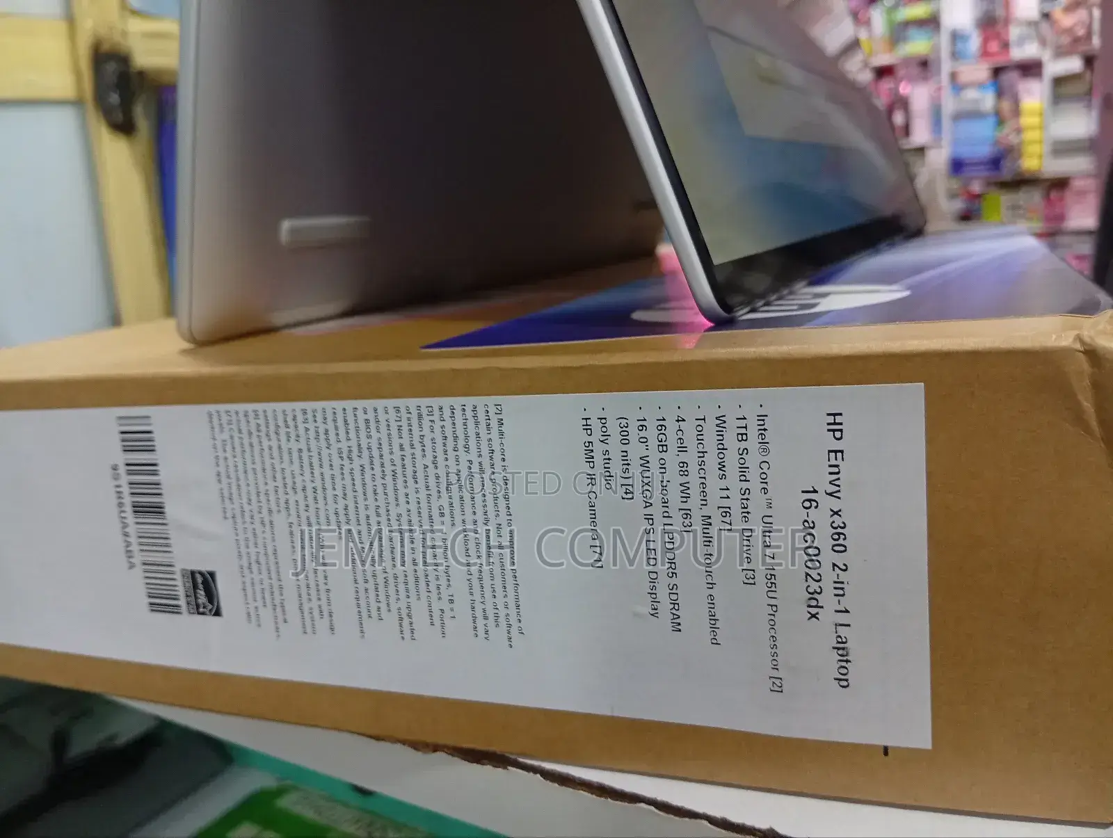 New Laptop HP Envy 16 Gaming 16-H1023dx 16GB Intel Core I7 SSD 1T