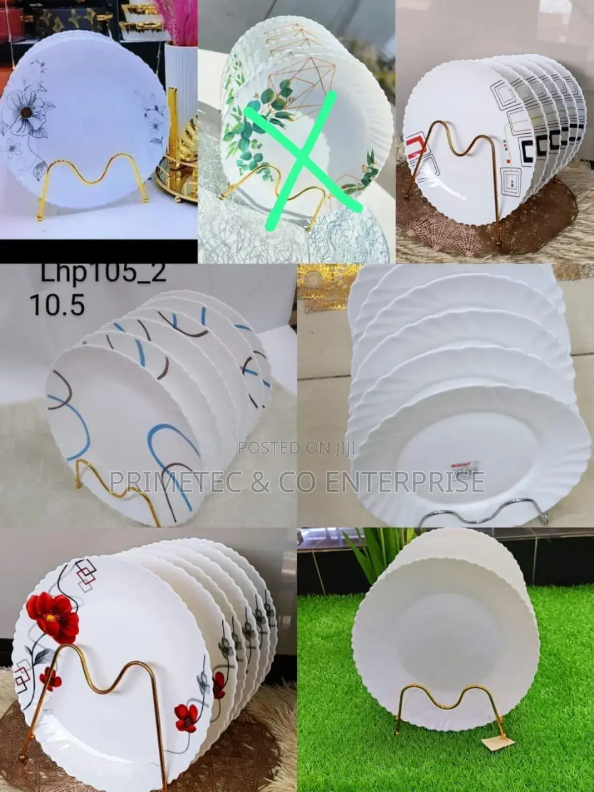 Ceramic Beautiful Dinner Plates 
6 PCS