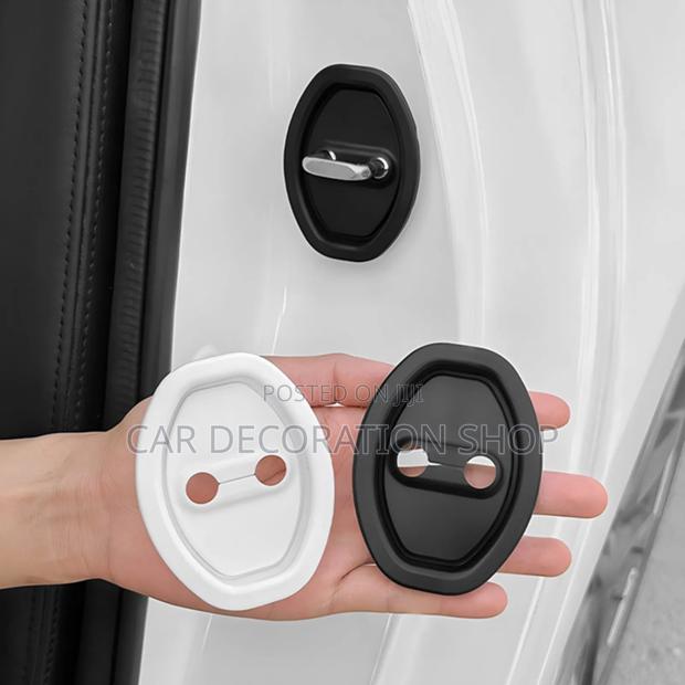 Car Door Self Adhesive Shock Absorbers 4pc in Black or White