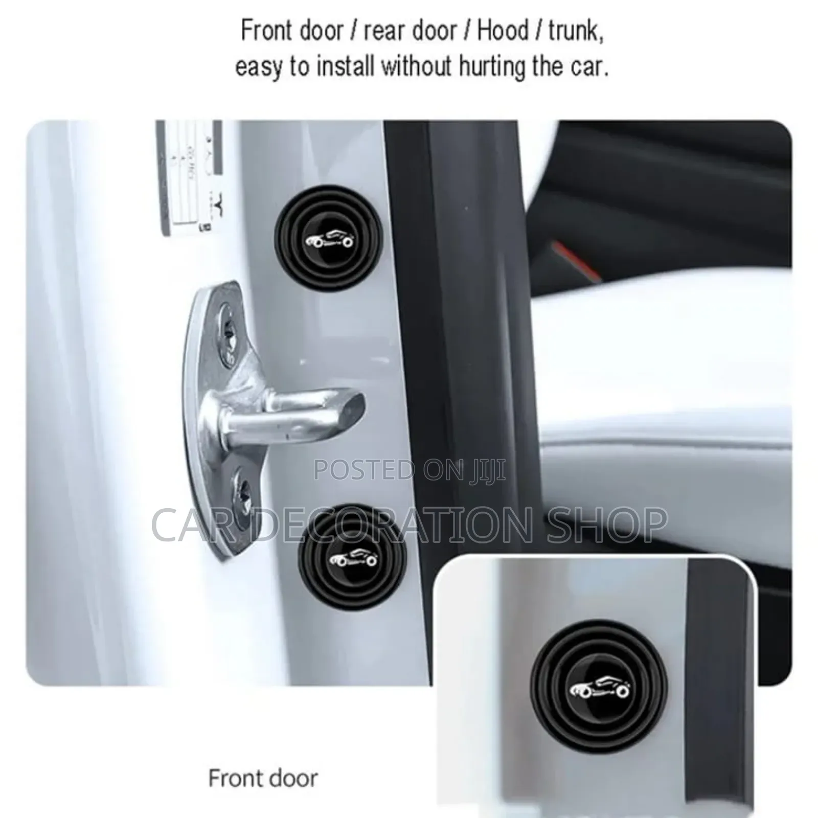 Small Round 4pc Self Adhesive Door Shock Absorbers