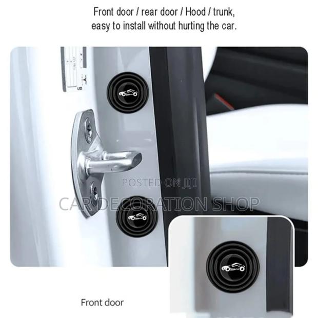 Small Round 4pc Self Adhesive Door Shock Absorbers