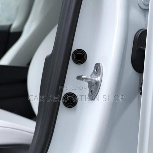 Small Round 4pc Self Adhesive Door Shock Absorbers - thumbnail 2