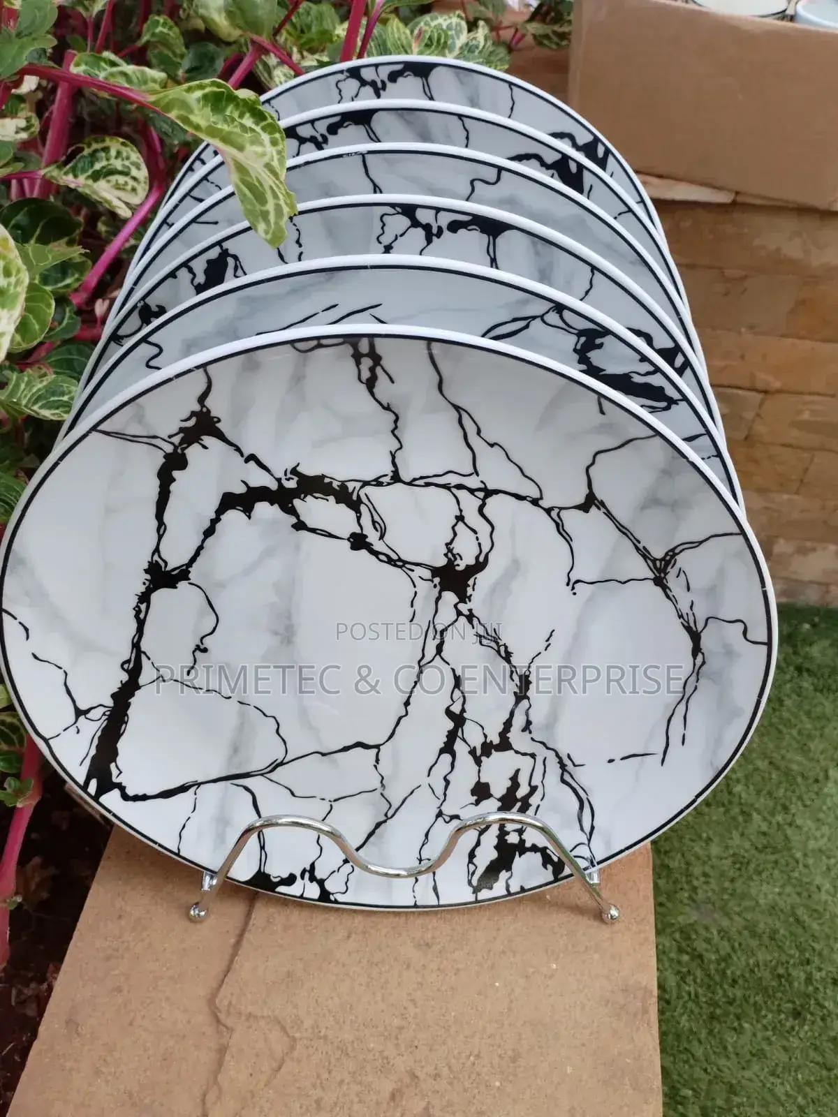 Ceramic Beautiful Dinner Plates 6 PCS