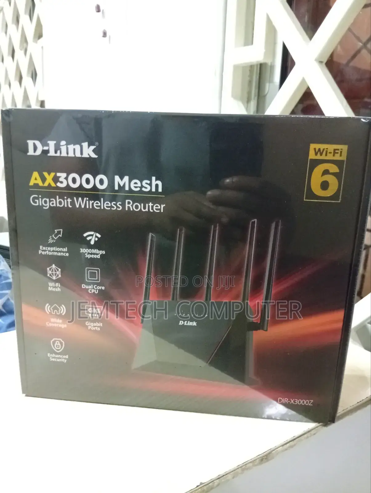 Dlink Dir-X3000z Ax3000 Dual Band Gigabit Wi-Fi 6