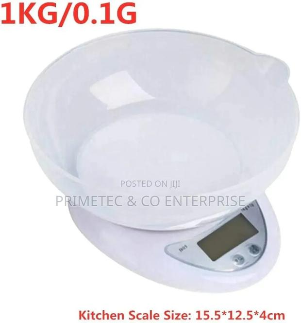 *Digital Kitchen Weighing Scale With Bowl - thumbnail 4