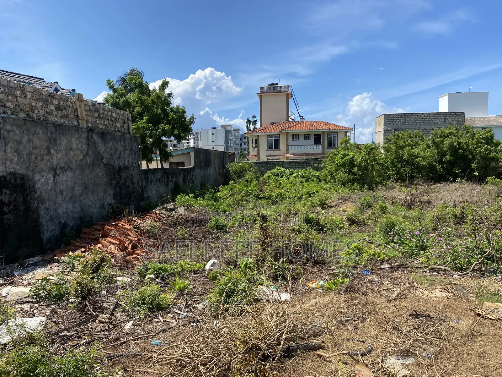 Prime Plot for Sale Shanzu With Wall
