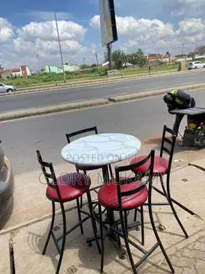 Black High Bar Table And Chairs