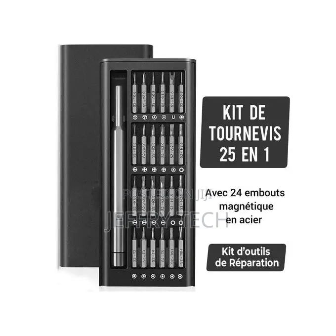 24 in 1 Screwdriver Kit With 24 Precision Magnetic Bits For