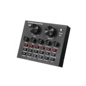 V8 Audio Mixer Bluetooth External Usb Sound Card - Black - thumbnail 2