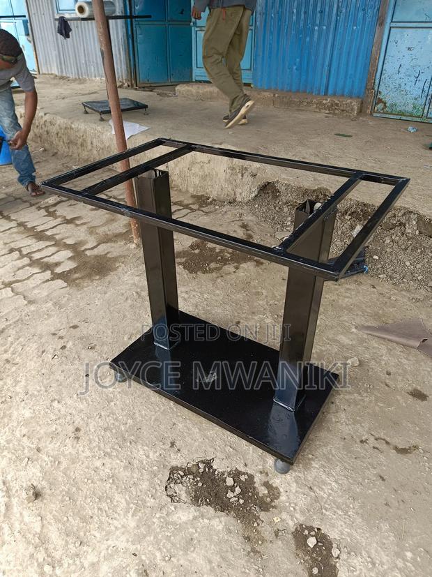 Restaurant Table Frame With Double Stands  - main view