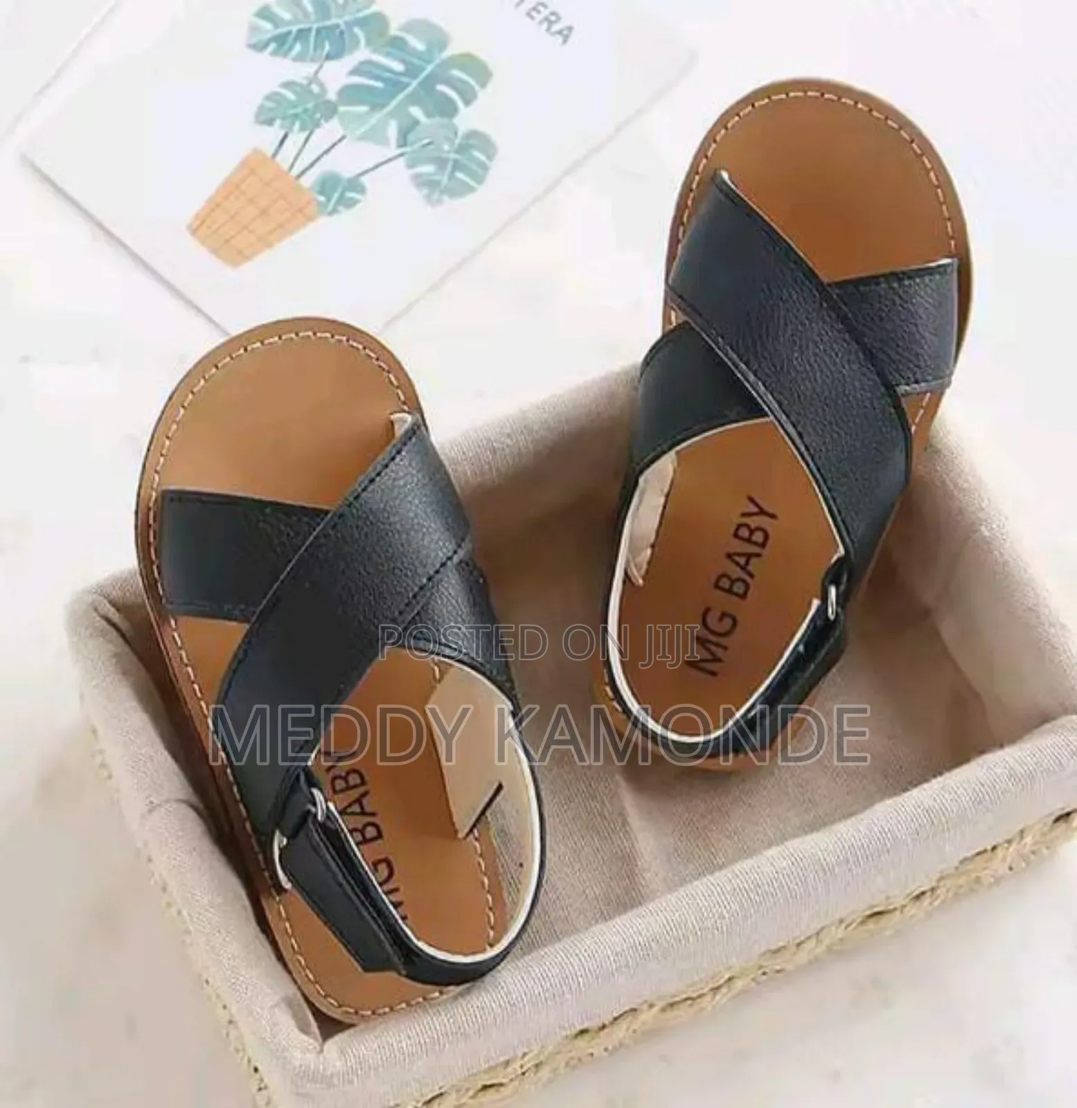 Cute Boys Brown Open Shoes