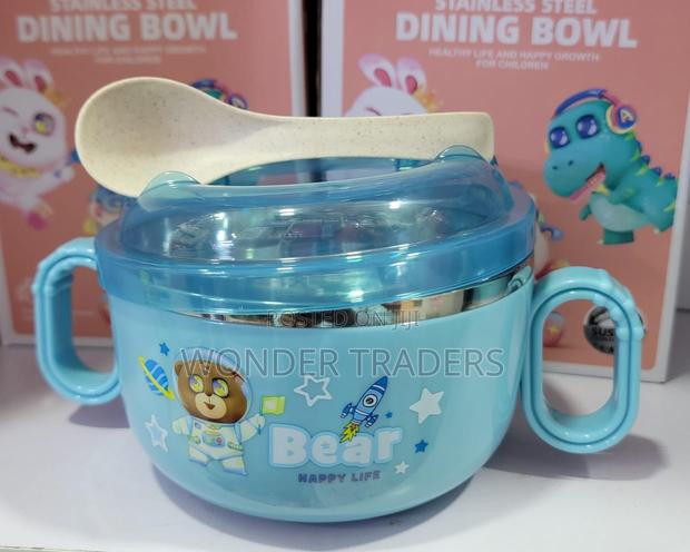 Baby Feeding Set Bowl and Spoon - main view