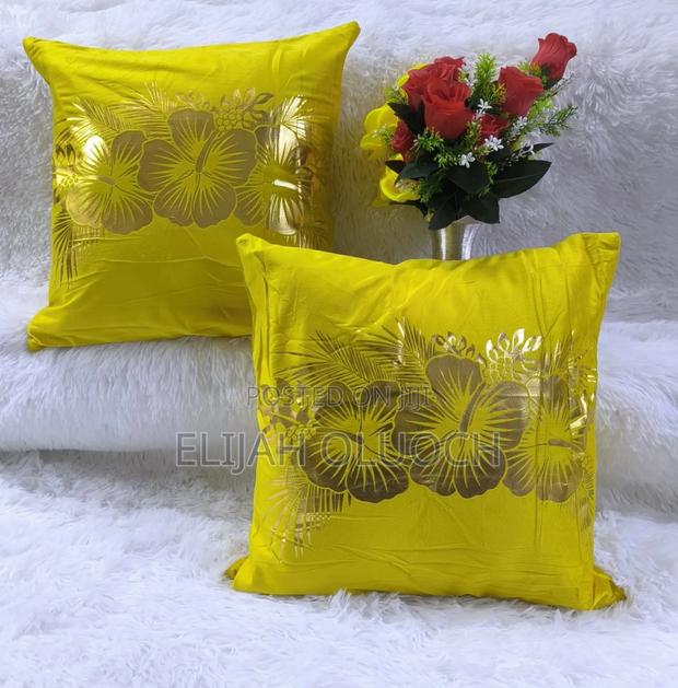 Yellow Gold Print Pillow Cases - thumbnail 2