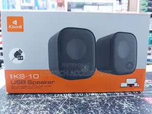Kisonli Computer/Laptop Speaker Ks-10 Usb 2.0 Bass Sound
