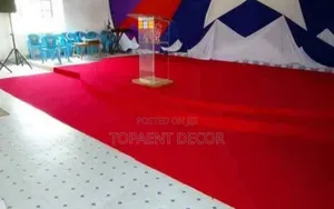Usa Plain Red Church Pulpit Supply and Fit Wall Towallcarpet