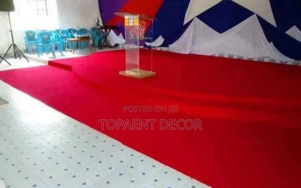 Usa Plain Red Church Pulpit Supply and Fit Wall Towallcarpet