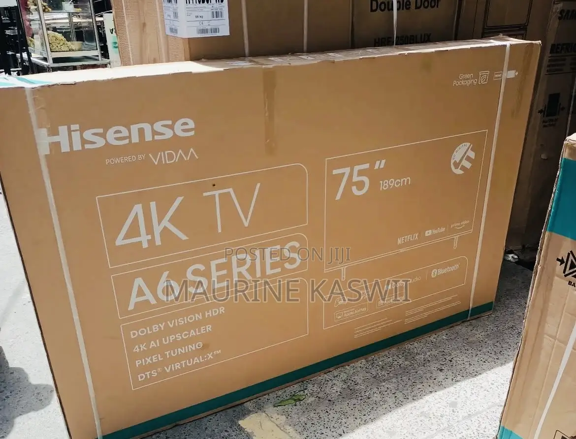 Hisense 75” A6n Smart Frameless Tv 75a6
