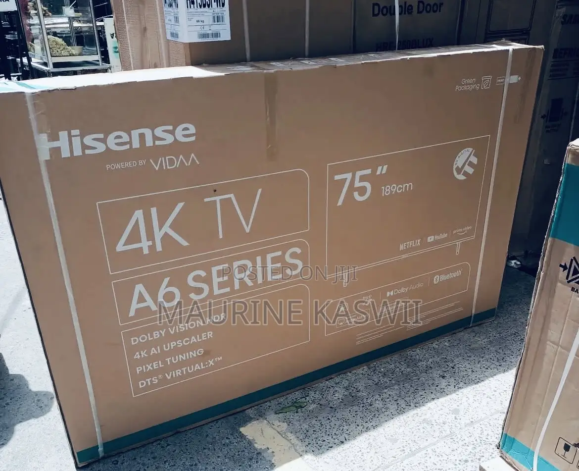 Hisense 75” A6n Smart Frameless Tv 75a6