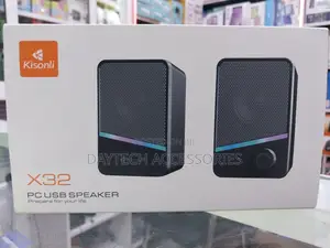 Kisonli RGB X32 Mini Portable Speaker for Computer/Tv/Laptop