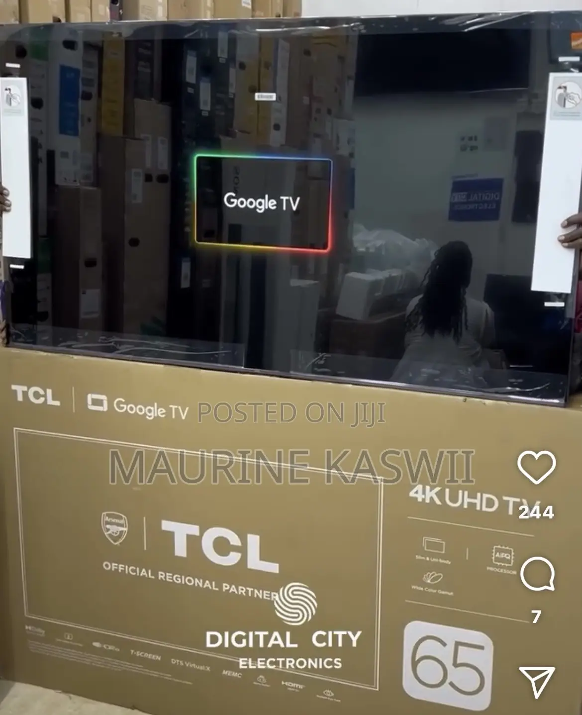 TCL 65′′ P755 120hz HDR Google Tv – 65p755