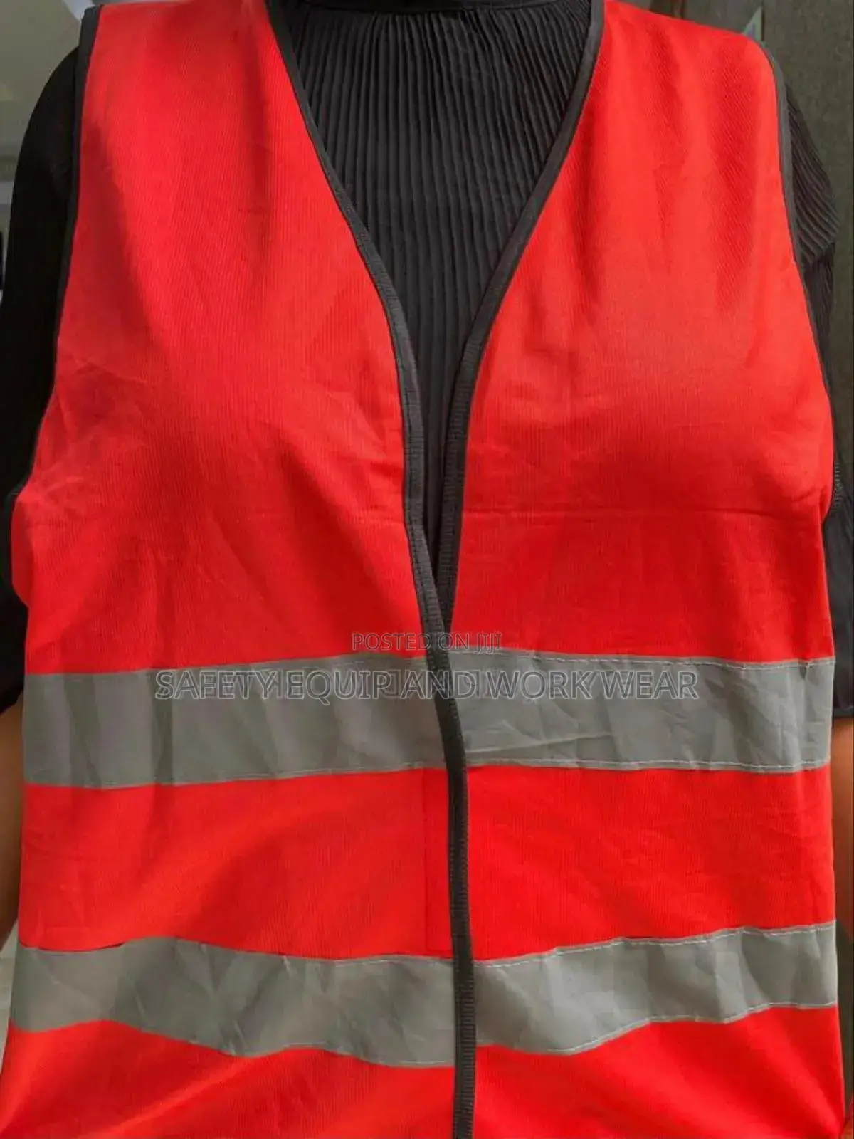 Reflector Vests Red Lightweight & Durable