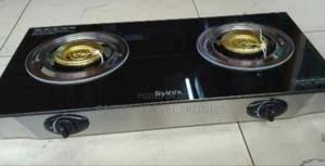 Table Top Double Burner (Syinix) Stainless Steel Body - main view