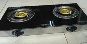 Table Top Double Burner (Syinix) Stainless Steel Body