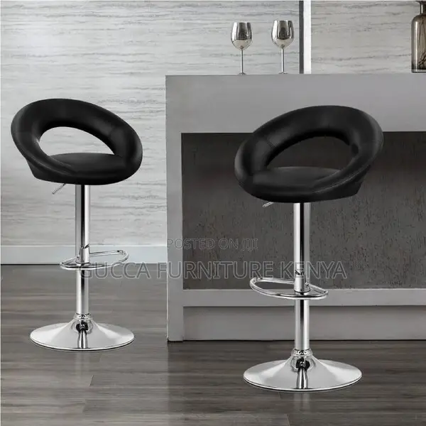 Office Stool: Modern Stylish Round Footrest Counter Stool