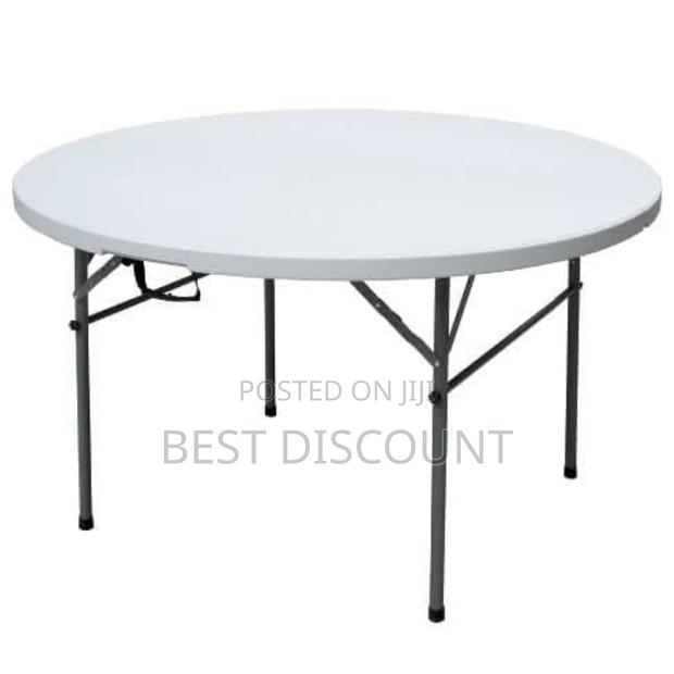 Round Foldable Table - main view