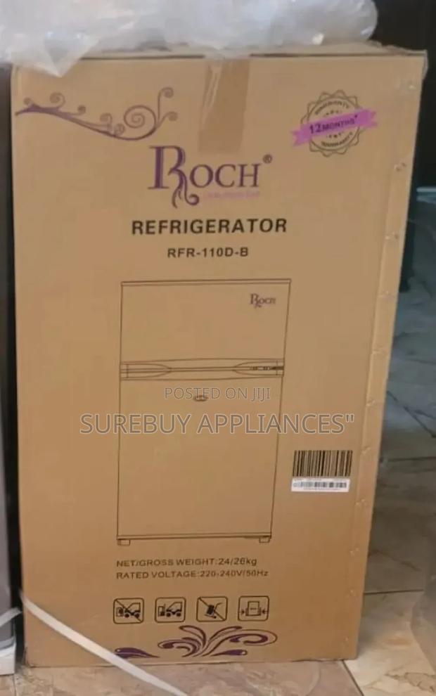 Roch RFR-110d-B Double Door Refrigerator - 85 Litres - main view