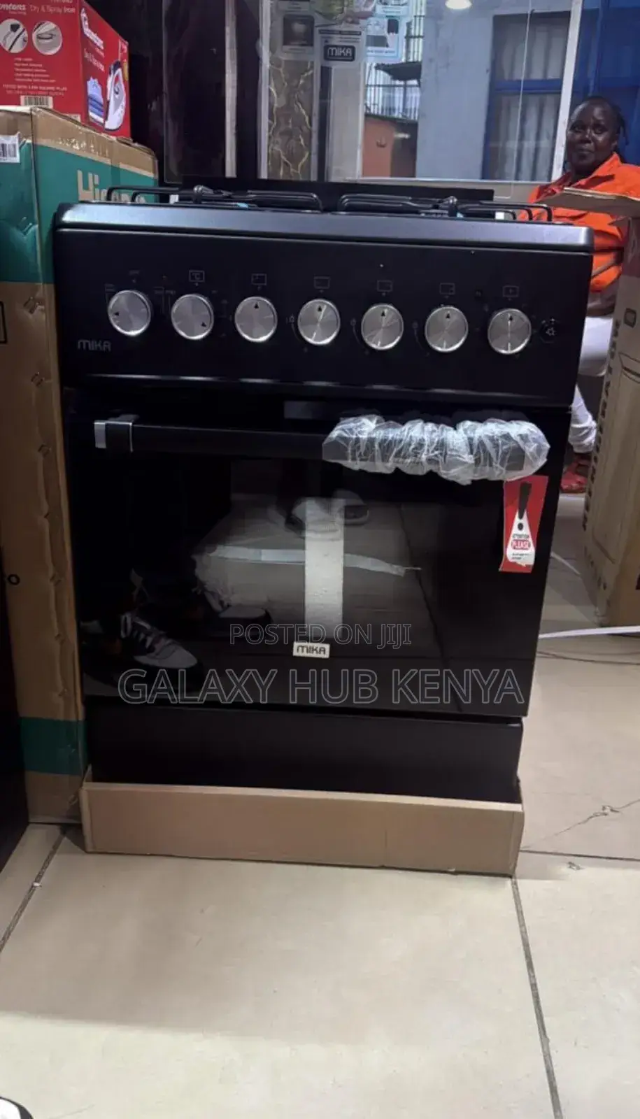 Mika Standing Cooker, 60cm X 60cm, 3 Gas +1 Rapid Hot Plate