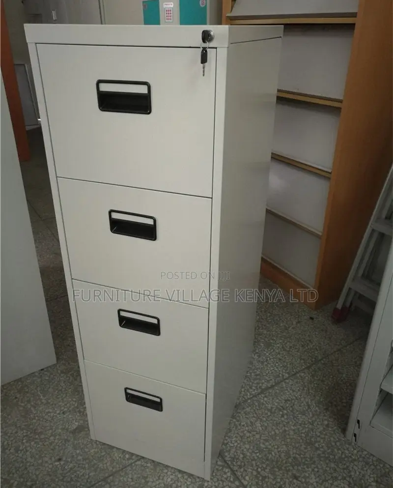 Locker; Home Office Steel Storage Solution With 4-Drawer