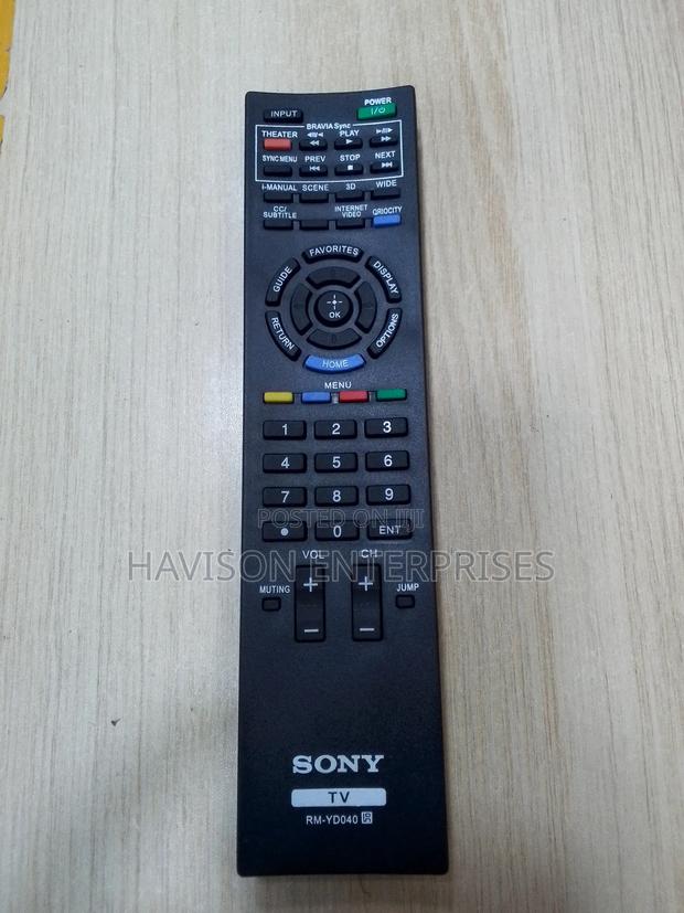 Sony Tv Remote - main view