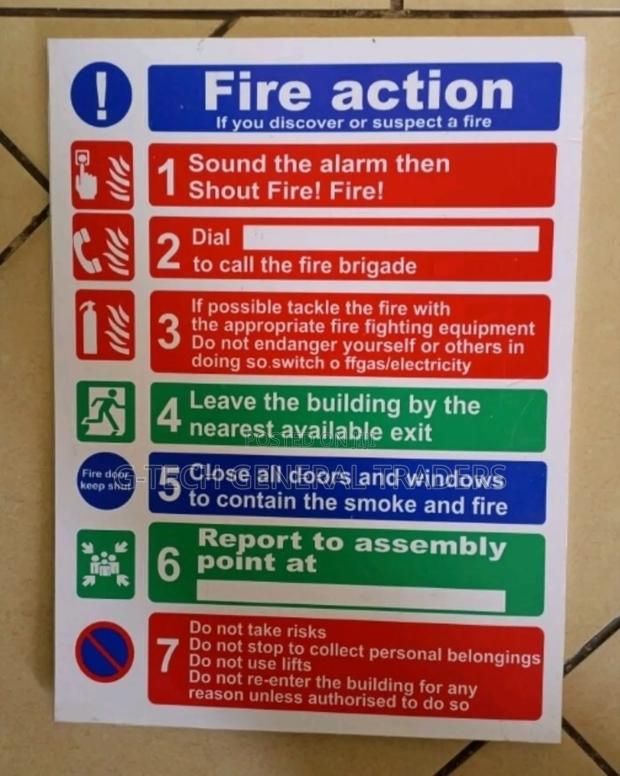 Generic Fire Action Plan For Safety