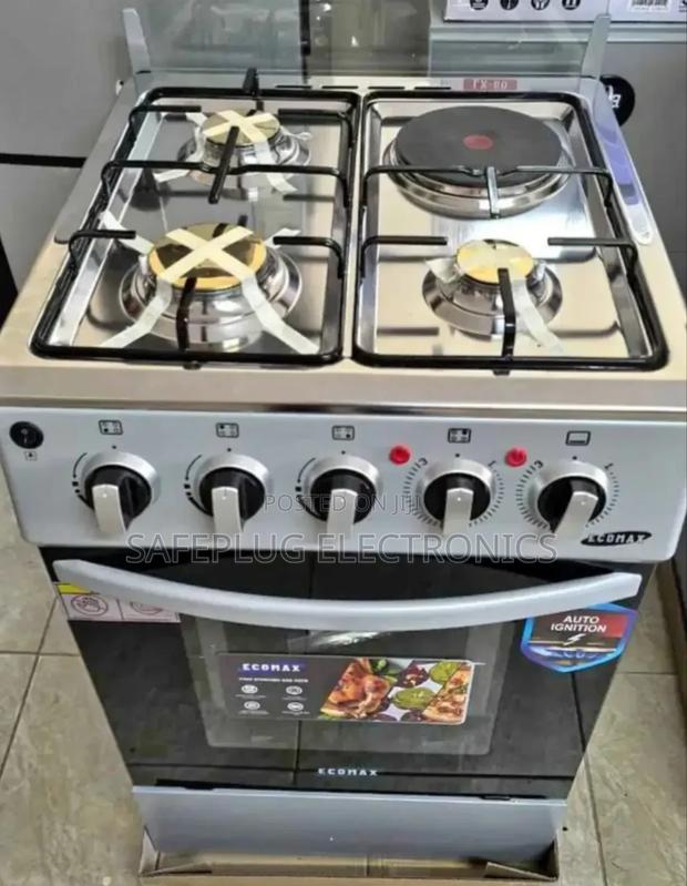 Standing Cooker Ecomax, Full Gas 50 by 55cm; Stainless Steel