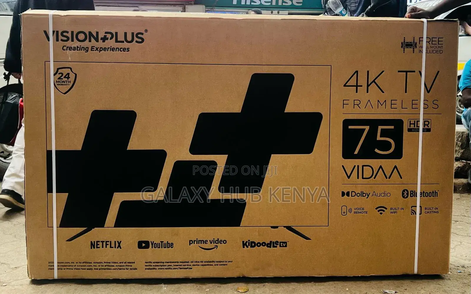 Vision Plus 75 Inches Smart Uhd Frameless Tv