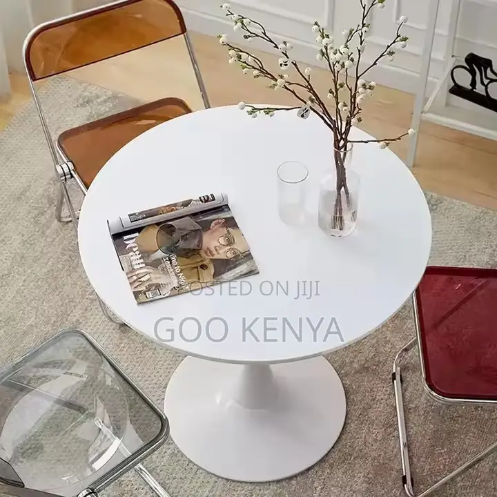 Office Table Tulip Design Round Dining Office Table